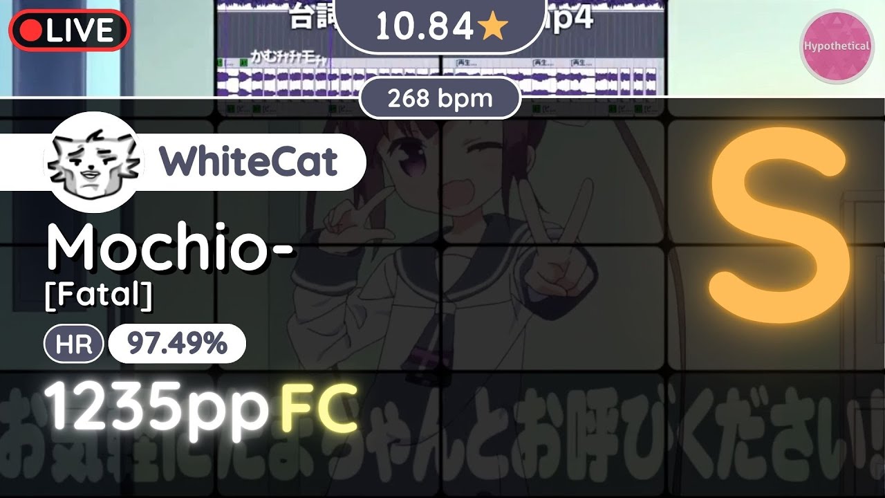 WHITECAT RETURNS AND FC MOCHIO +HR?! | osu! Hypo..