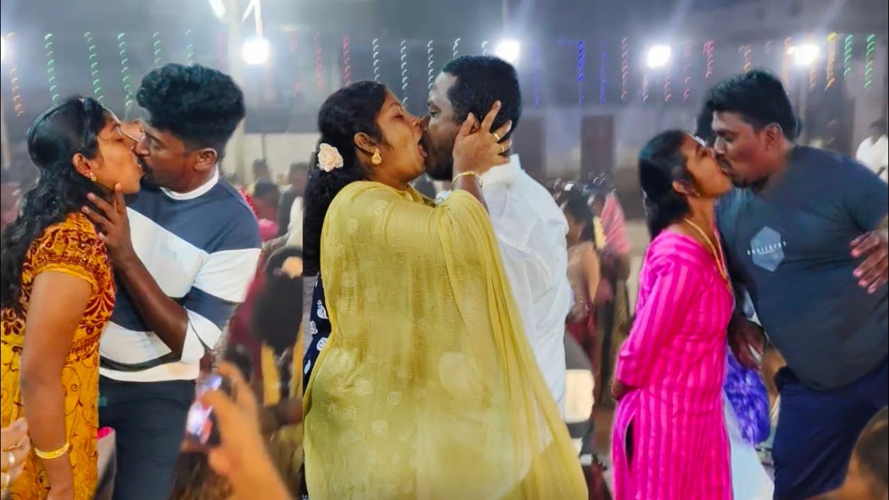 என்னயா இது இவளோ ராவா இருக்கு...🤣🤣🤣/kissing game 💋🤣#funny games/ammachikovil Pongal celebration 2k25