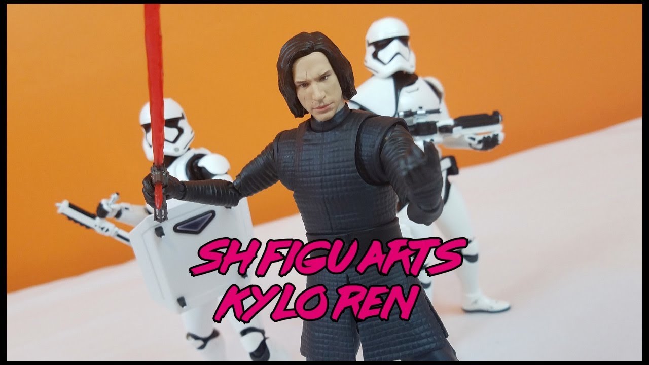 SH Figuarts Star Wars The Last Jedi KYLO REN Action Figure Toy Review