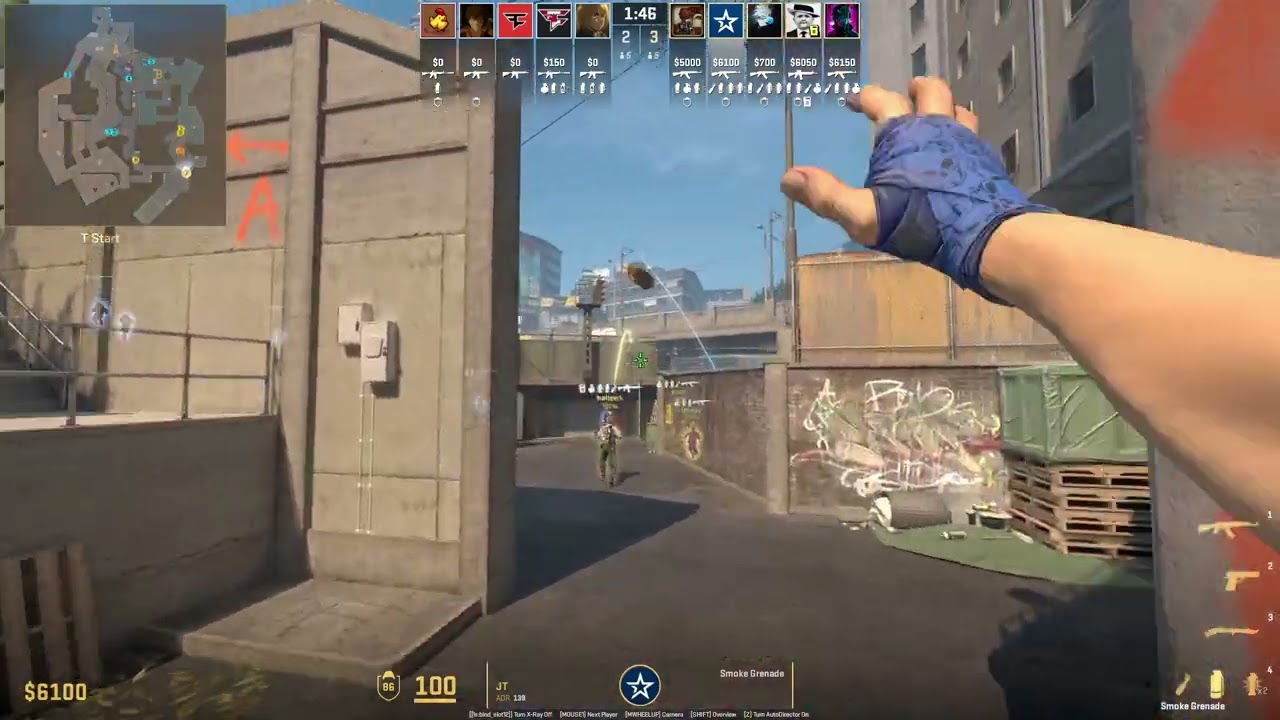 CS2 Overpass - B Site Smoke META From Complexity