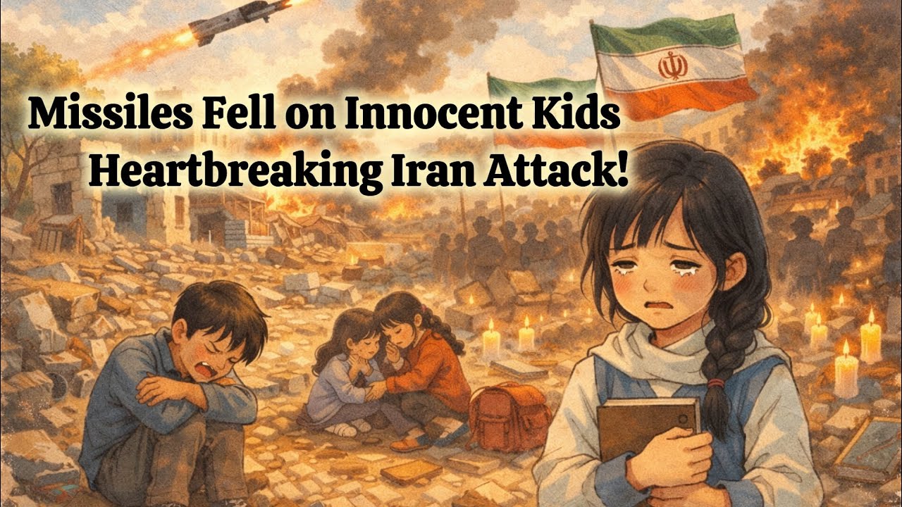 Iran girls school attack | US–Israel Missile strikes on Iran | ghibli style 