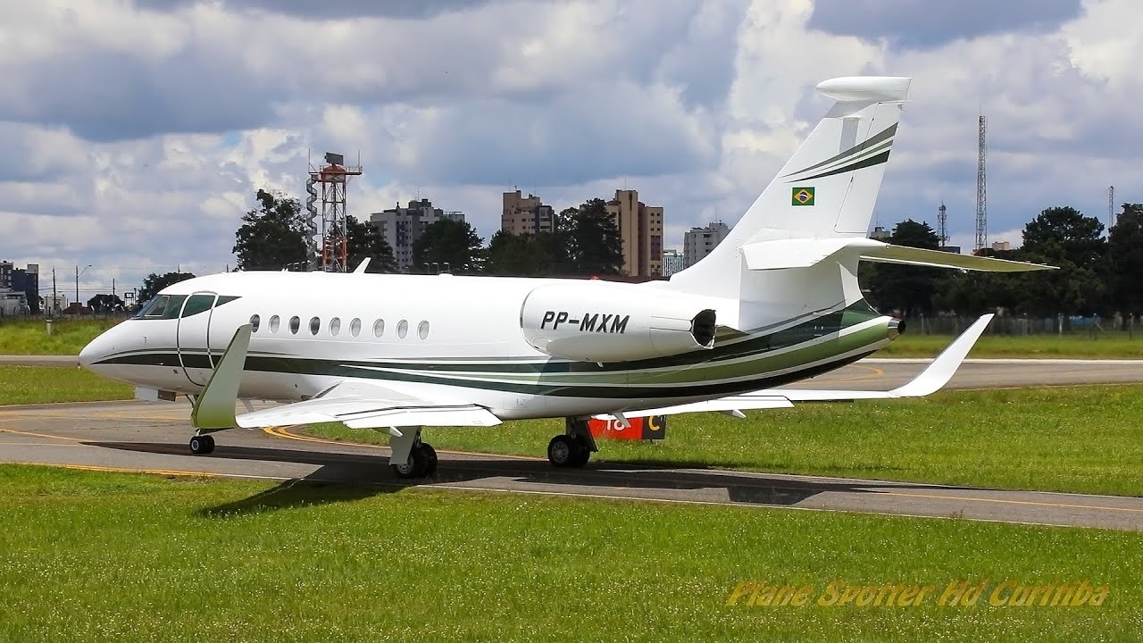 Dassault Falcon 2000LX, PP-MXM= Novo morador do Aeroporto do Bacacheri