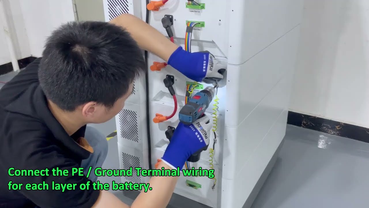102.4V Stackable High Voltage Lithium Battery Installation Video Delong