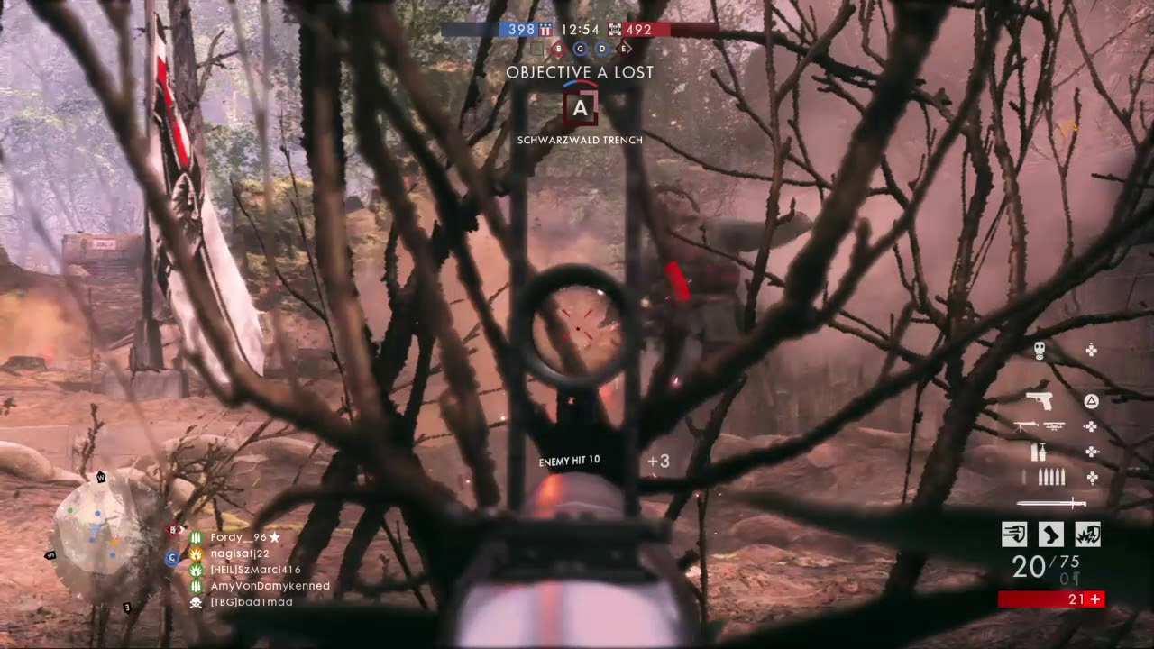 Battlefield 1 Gameplay (HarukoZ GoalZ) ROAD TO PERFECTION #9 - Ribeyerolles 1918 optical