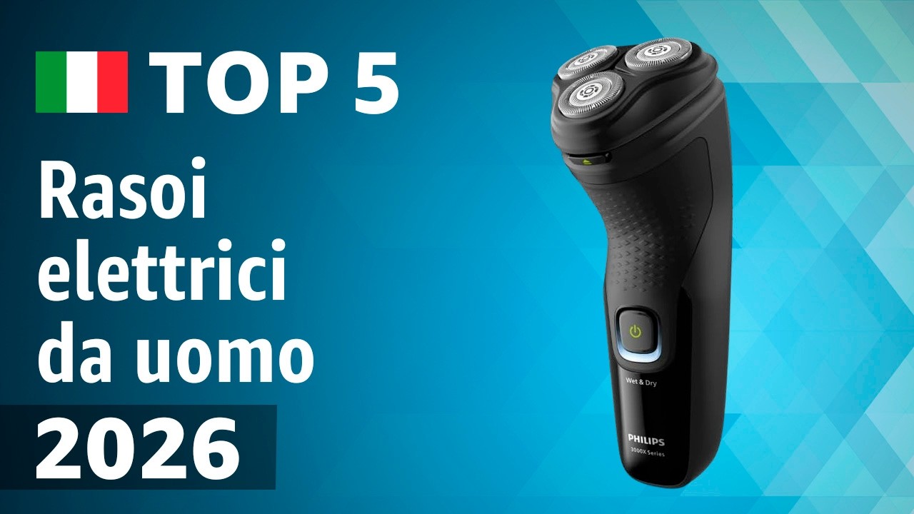 TOP—5. Migliori rasoi elettrici da uomo 2026