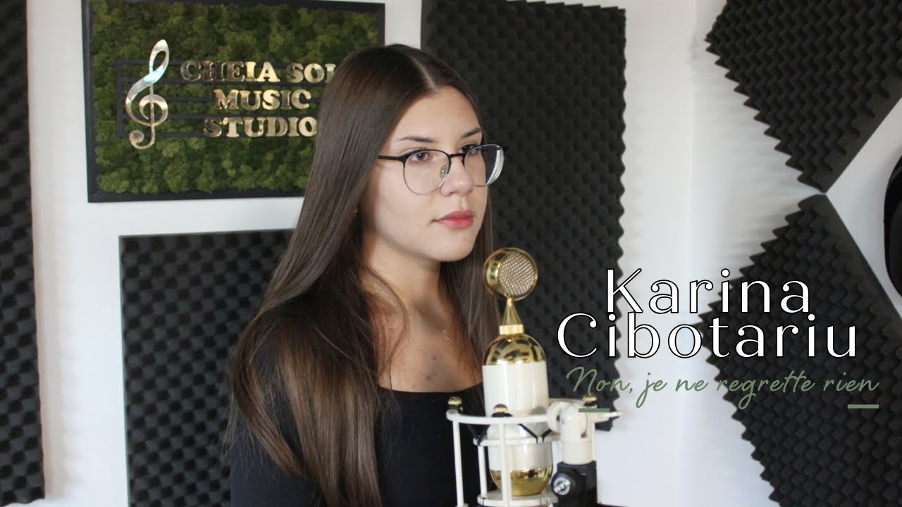 Karina Cibotariu - Non, Je ne regrette rien (Edith Piaf) Live Recording Studio Session