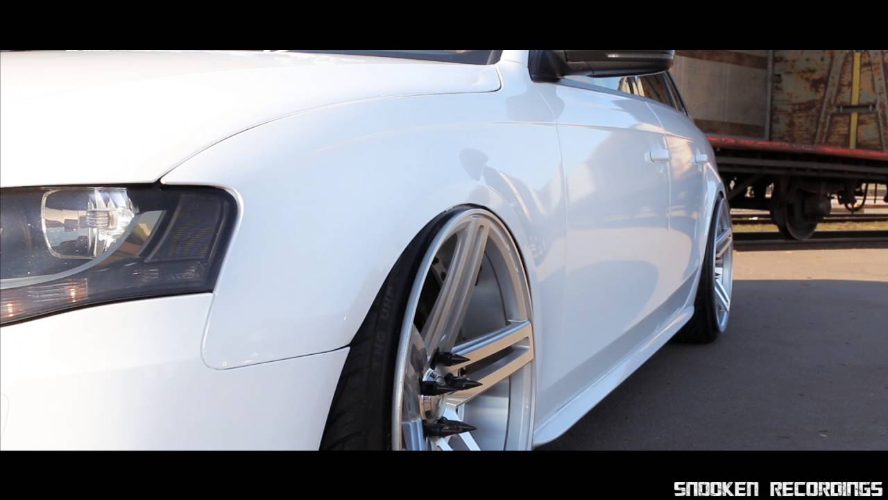 Audi A4 Stance and Bagged | Builders Family