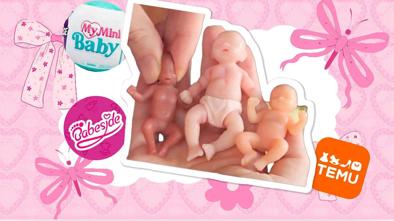 Mini Brands Silicone Baby Collection + Temu + Babeside Comparison