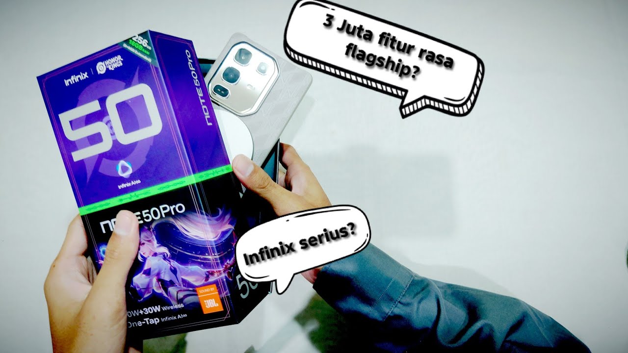 Infinix Note 50 Pro!!! 3JTan paling ganas🔥 Unboxing + Quick Review, AI-nya gimmick?