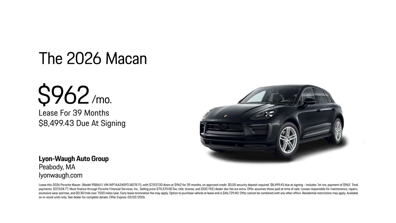 Porsche Macan 02/19/2026 6971320