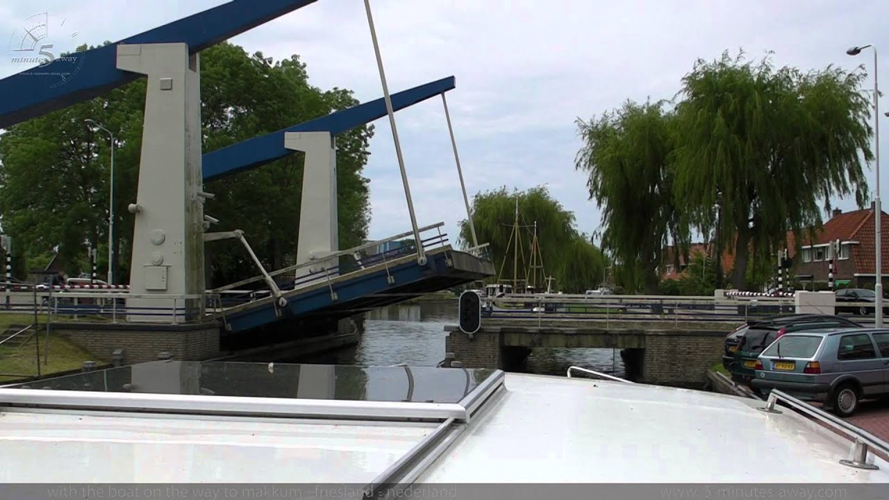 Trip on a Boat en route to Makkum - Friesland - Nederland - HDTV