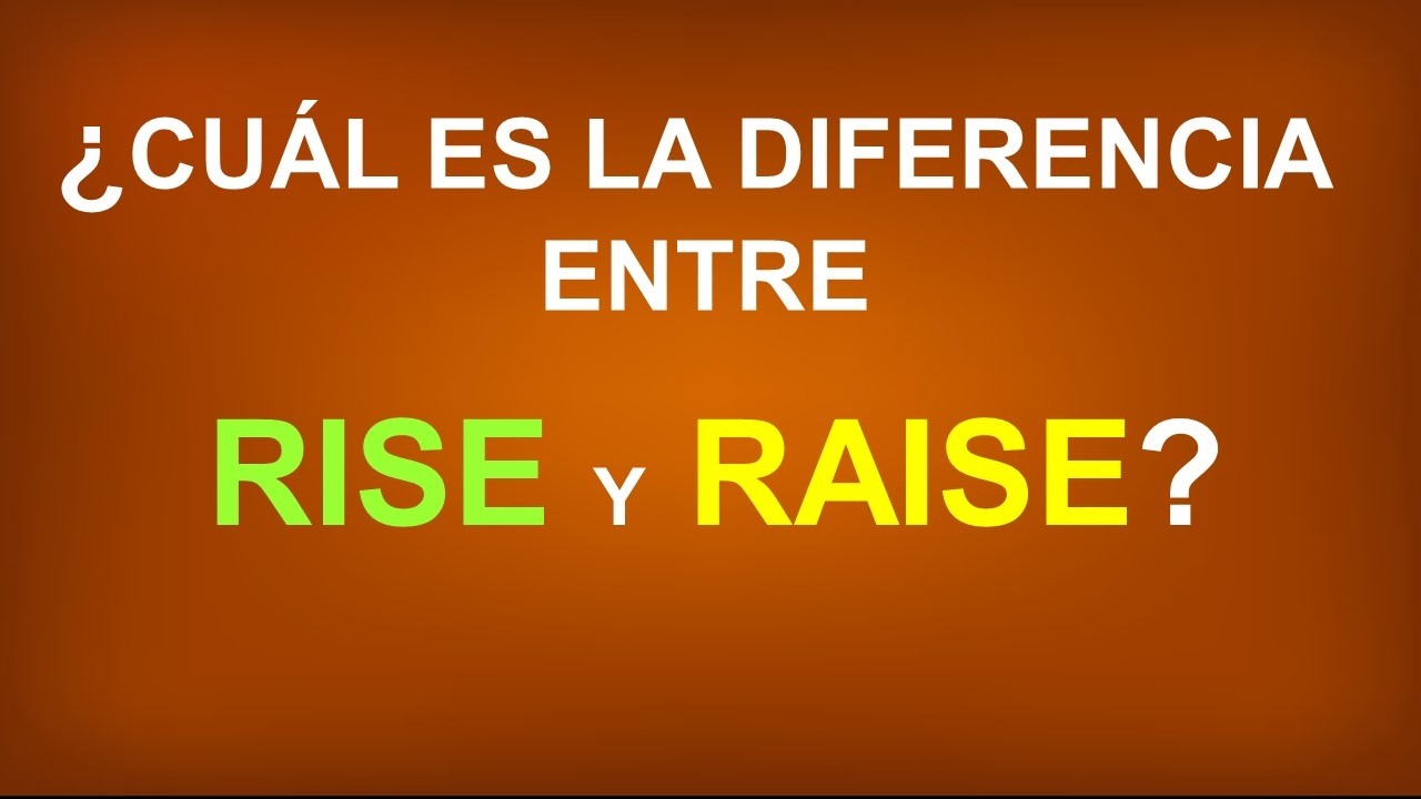 AMBAS SIGNIFICAN SUBIR, LEVANTARSE, ¿Y CUÁL ES LA DIFERENCIA?