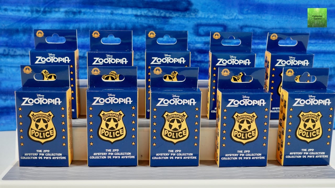 Disney Zootopia The ZPD Mystery Pin Collection Blind Box Opening | CollectorCorner