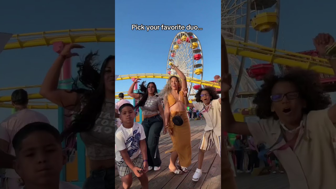 The Beverly Halls take the Santa Monica Pier 🎡 #shorts #family #chaos