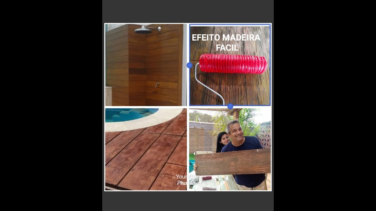 EFEITO MADEIRA QUE QUALQUER UM PODE FAZER - EFEITO MADEIRA  PARA SEU PISO - EFEITO MADEIRA PAREDE