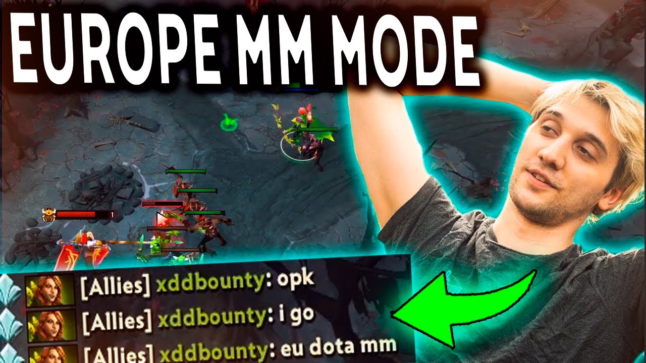 Arteezy Activates Europe MM Mode = playing for Timing... My Void Spirit Is so Trash!