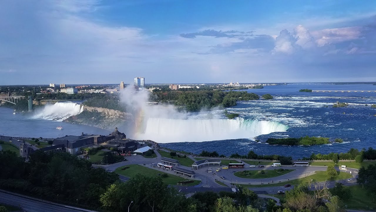 Breathtaking footage of Niagara Falls (Close Up)