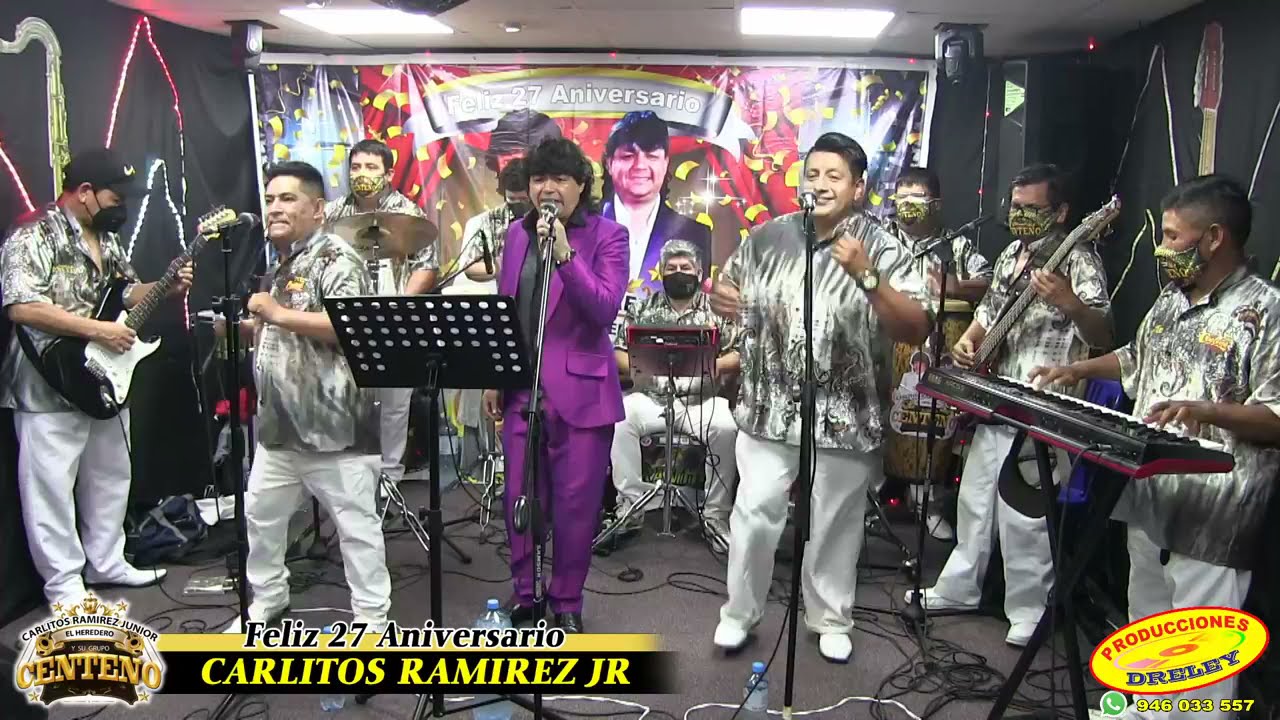 3er Concierto Virtual  Aniversario 27 Carlitos Ramirez Jr. y su Grupo Centeno