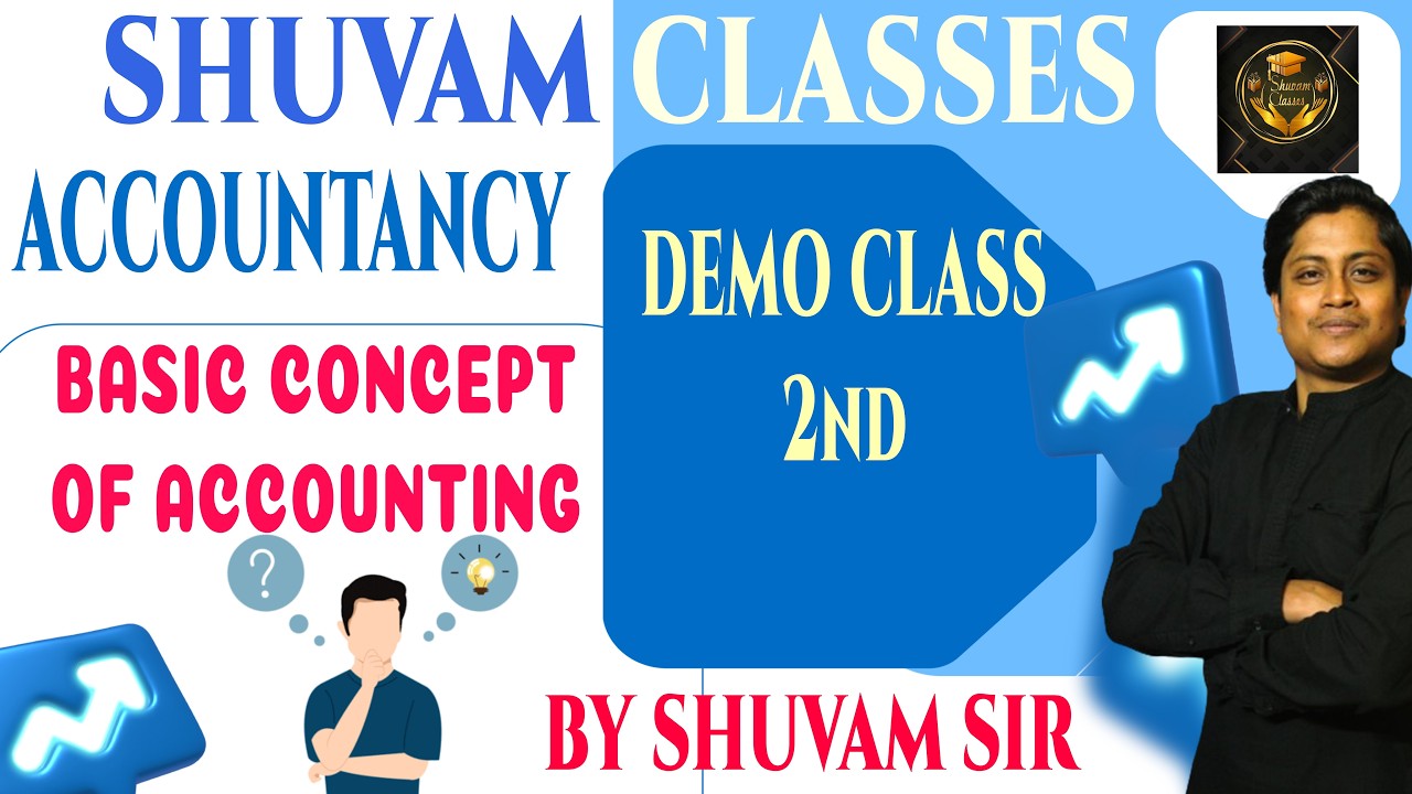 Class 11 Accounting Demo Class 2: Basic Concepts of Accounting | Shuvam Classes by Shuvam Majumder