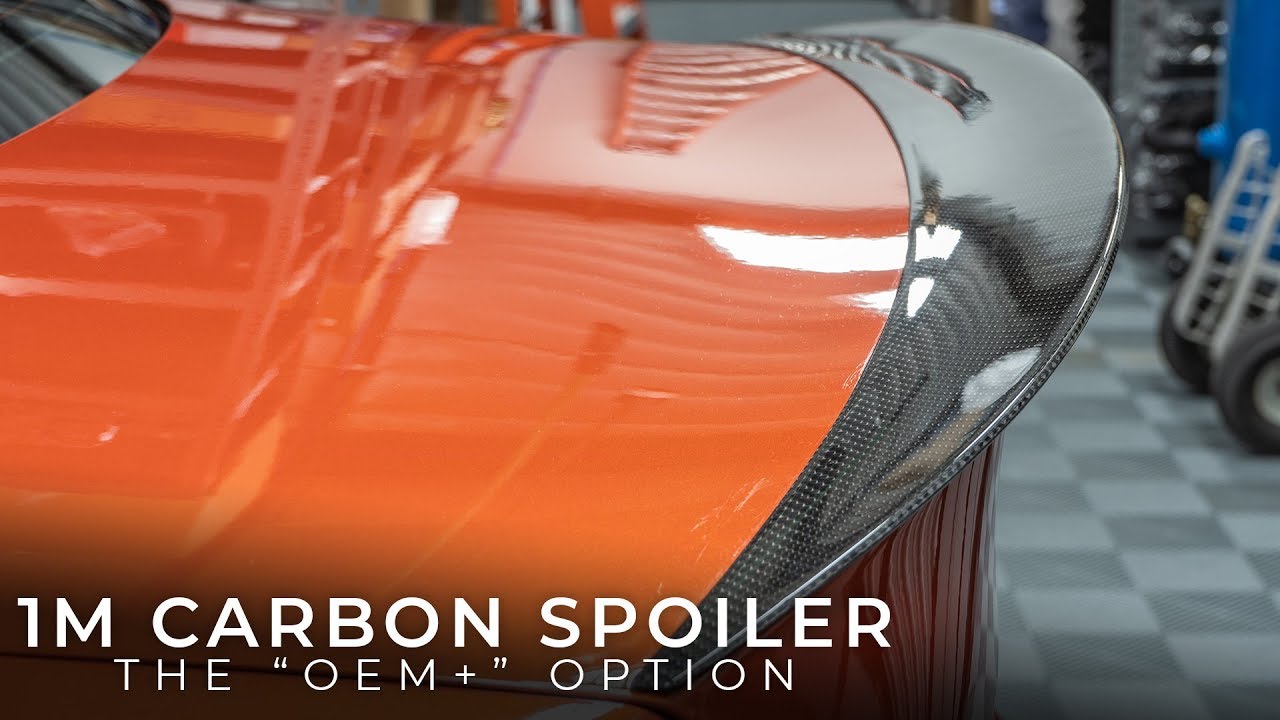 1M BMW Performance Carbon Fiber Rear Spoiler Install