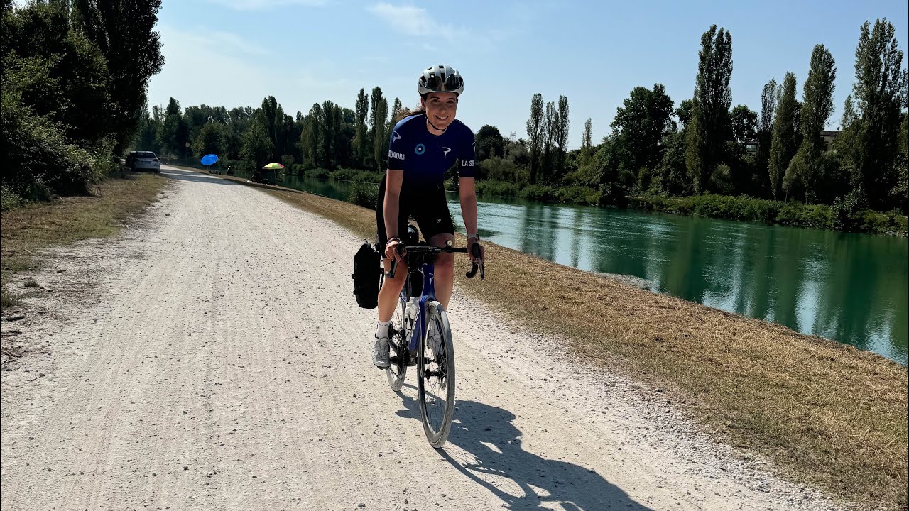 CYCLING ITALY TO UK Day 1 - 221 MILES, PINARELLO TREVISO TO MILAN | 2000km in 8 DAYS