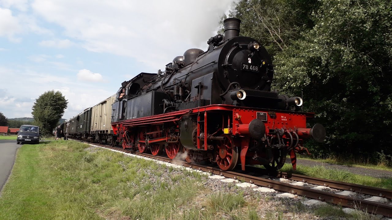 78 468 & V36 412  Unterwegs auf der TWE Ibbenbüren - Aasee -    Dörenthe - Hafen 22.08.2021 (HD)