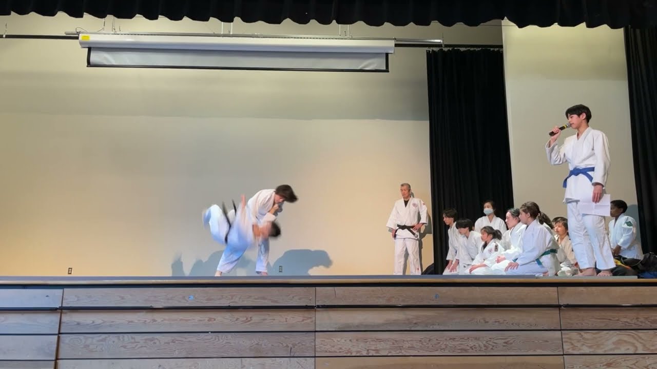 Judo demonstration at O-Hanami Festival, April 1, 2023