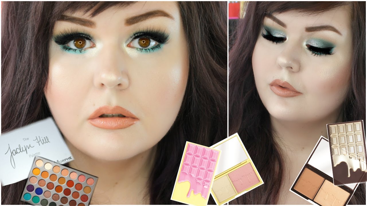 Smokey Teal Makeup Look | Featuring Jaclyn Hill x Morphe Palette