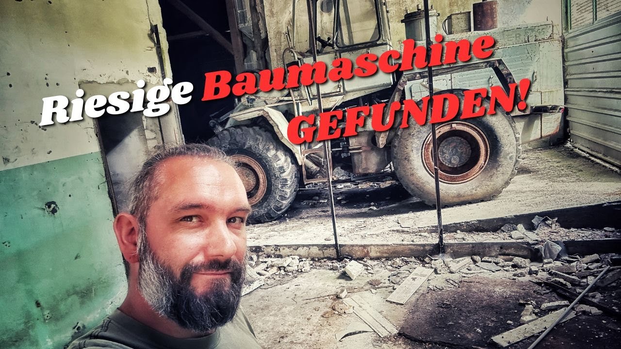 Riesige Baumaschine GEFUNDEN!