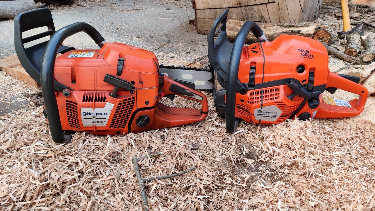 Husqvarna® 585 Professional & Husqvarna® 385 XP .