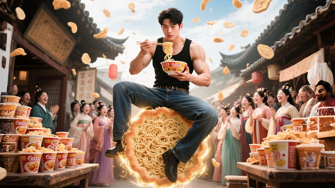🔥Mocked As Playboy, Not Knowing He’s Time-traveling Boss Who Can Conquer World With Instant Noodles!