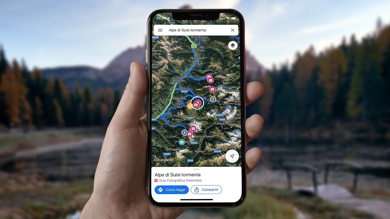 DOLOMITAS : Mapa Fotográfico