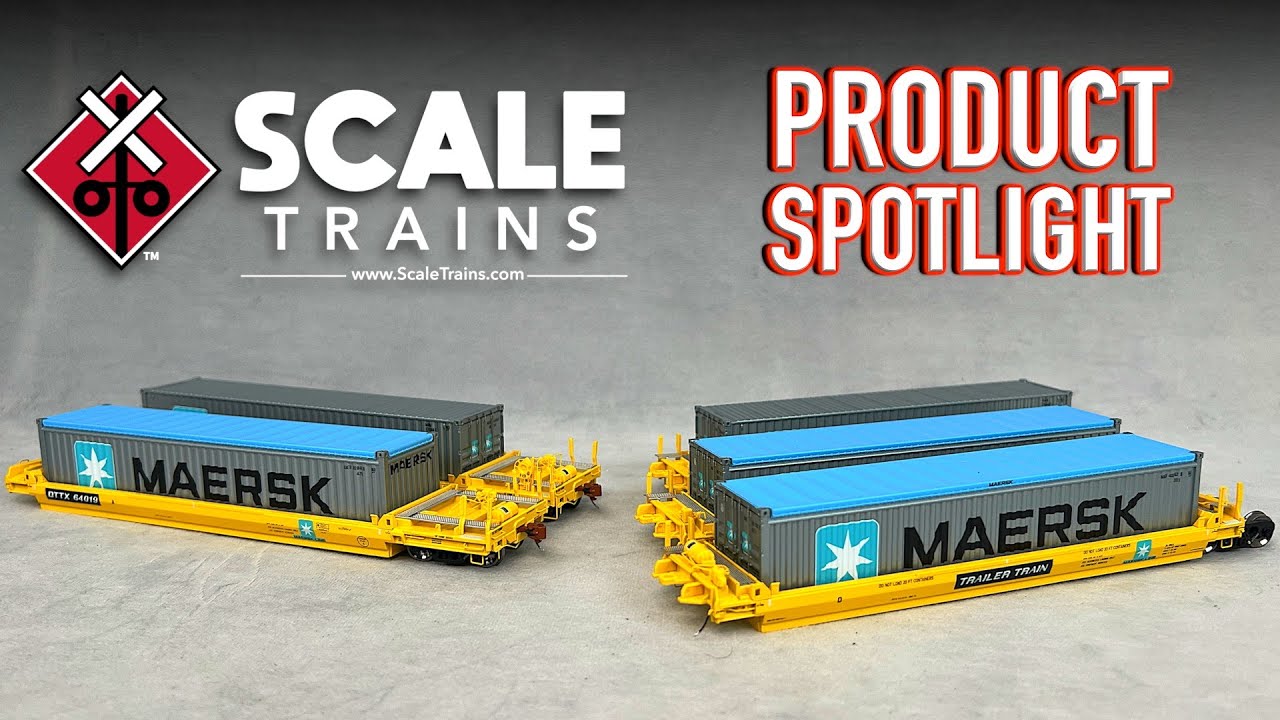 HO Stacker 5 Unit Well Car Scale Trains Product Spotlight