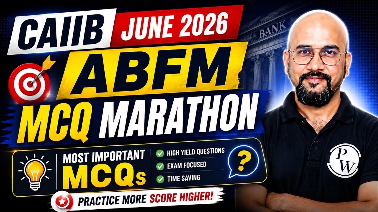 CAIIB ABM Marathon | ABFM Most Important Questions | CAIIB ABFM MCQ | by Bhaskar Sir