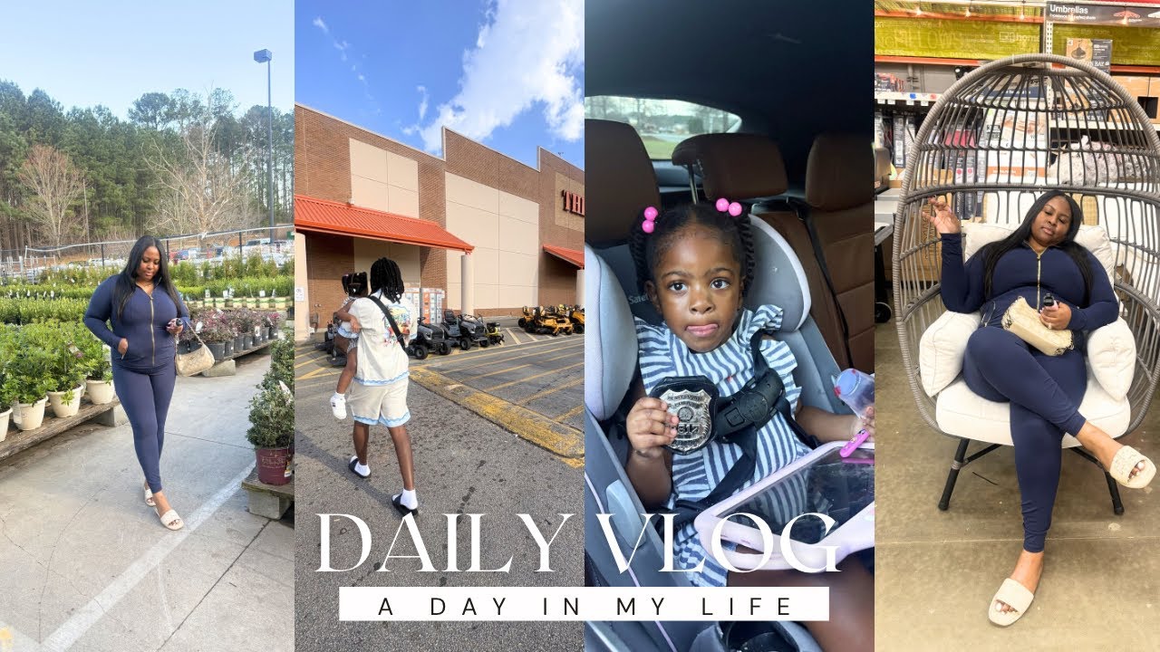 DAILY VLOG:WE SPENT 2 HRS IN HOME DEPOT🫢|HOBBY LOBBY SPRING+SUMMER DECOR|UPDATE ON CHRIS😫