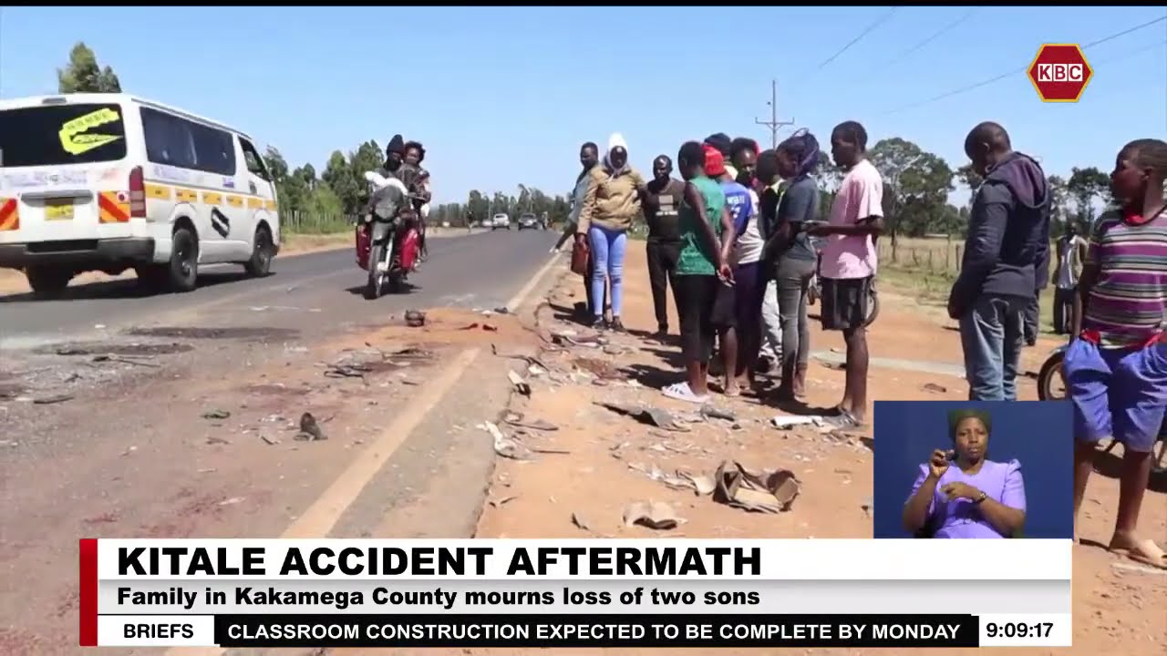 Family in Kakamega County mourns loss of two sons in Kitale accident