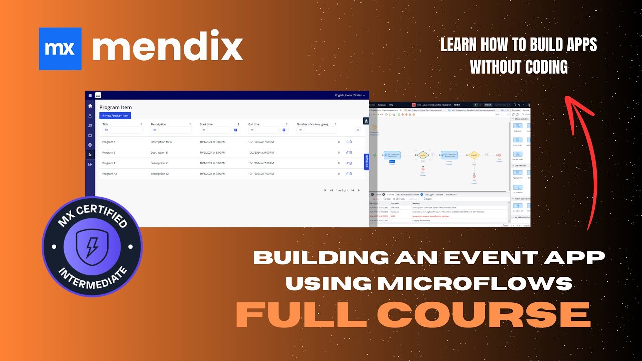 Building an Event App Using Microflows (International Version)