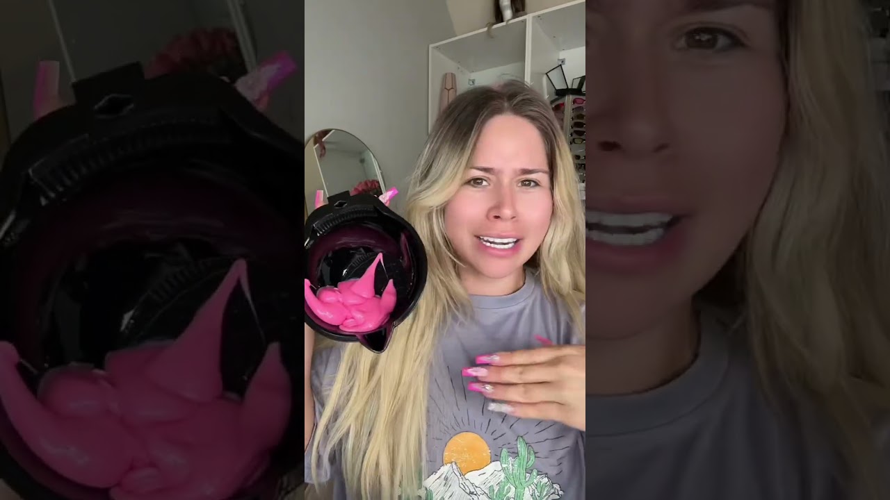Me pinto el cabello color rosa para el concierto de G 😱💖 utilice productos de Fox 