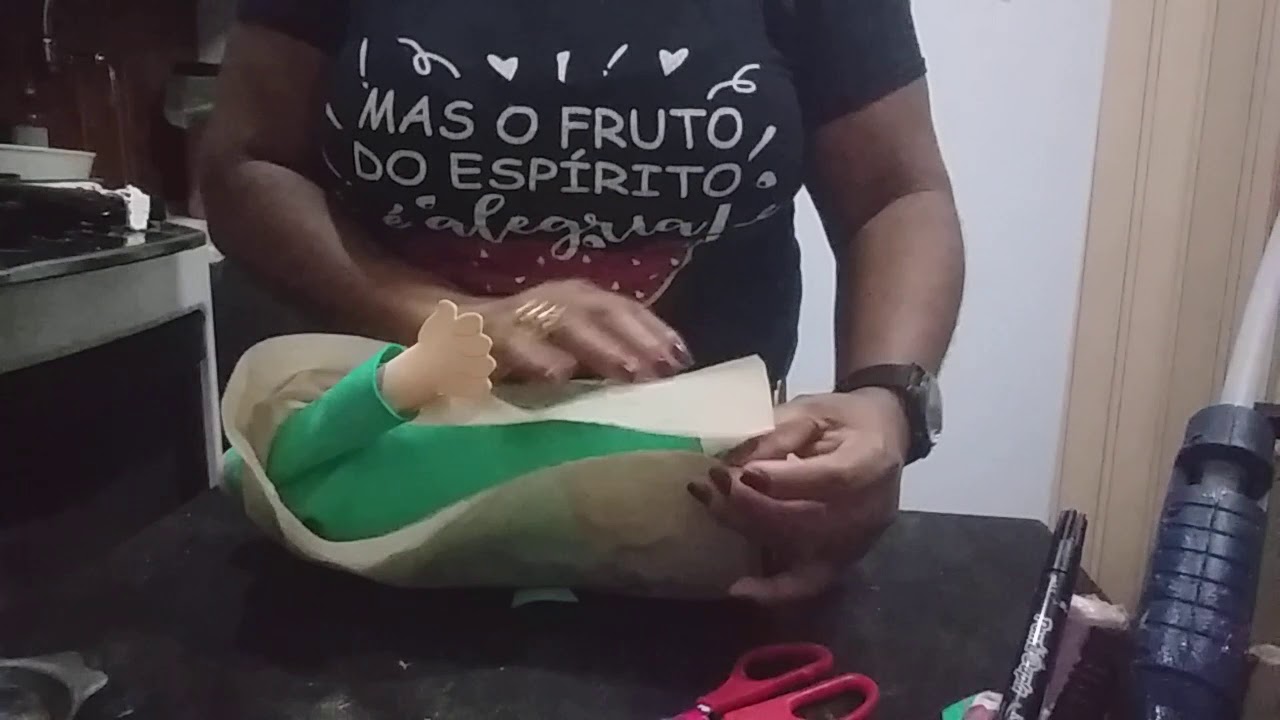 Personagens bíblicos feito com garrafa Pet 1,5L