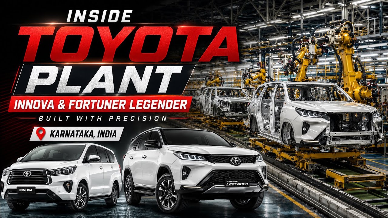 Inside Toyota&rsquo;s Factory: How Innova & Fortuner Are Made! | @MotorBeam