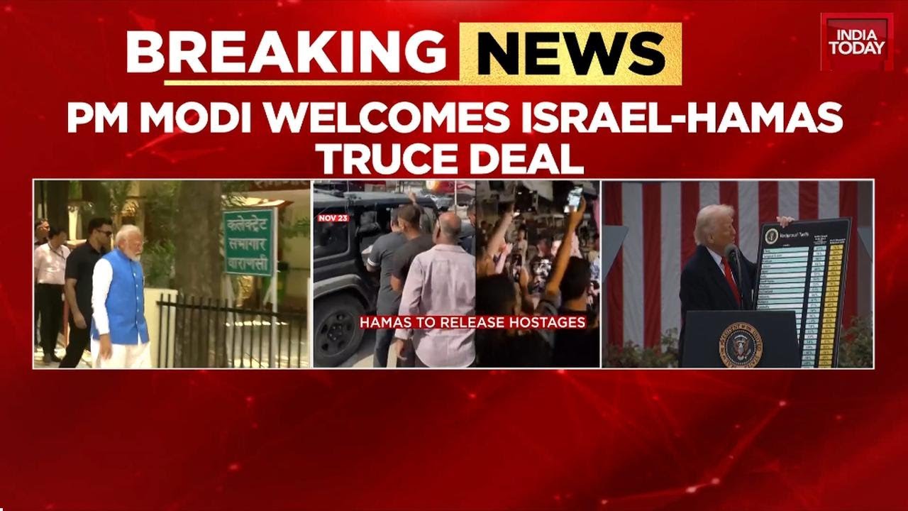 PM Modi Welcomes Trump's 20-Point Gaza Peace Plan and Israel-Hamas Truce | India Today News