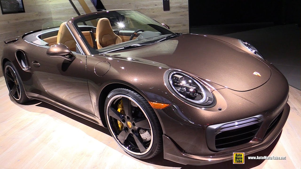 2017 Porsche 911 Turbo S Convertible - Exterior and Interior Walkaround - 2016 LA Auto Show