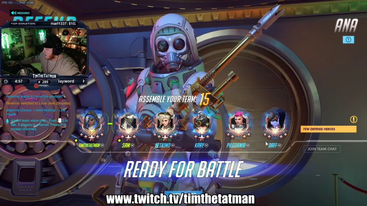 DAFF has 300+ hours on Widowmaker, I mean he better be good TimTheTatMan (Overwatch)