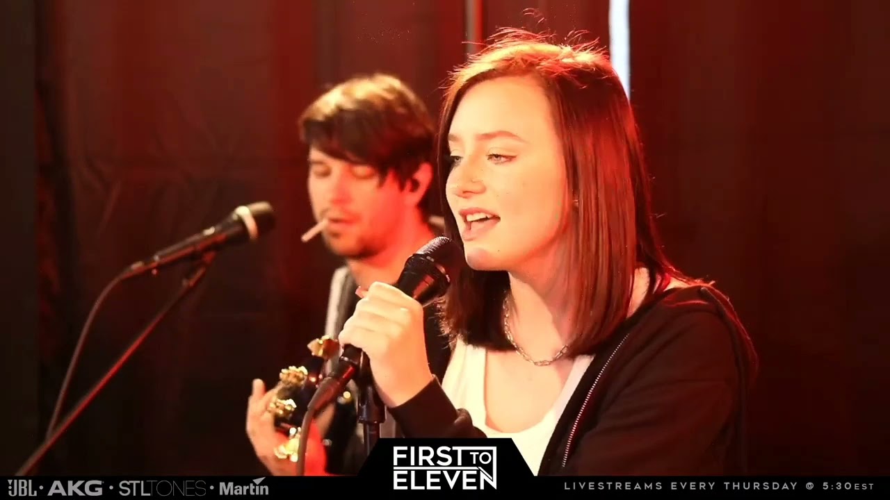 First to Eleven- Just Dance- Lady Gaga Acoustic Cover (livestream)