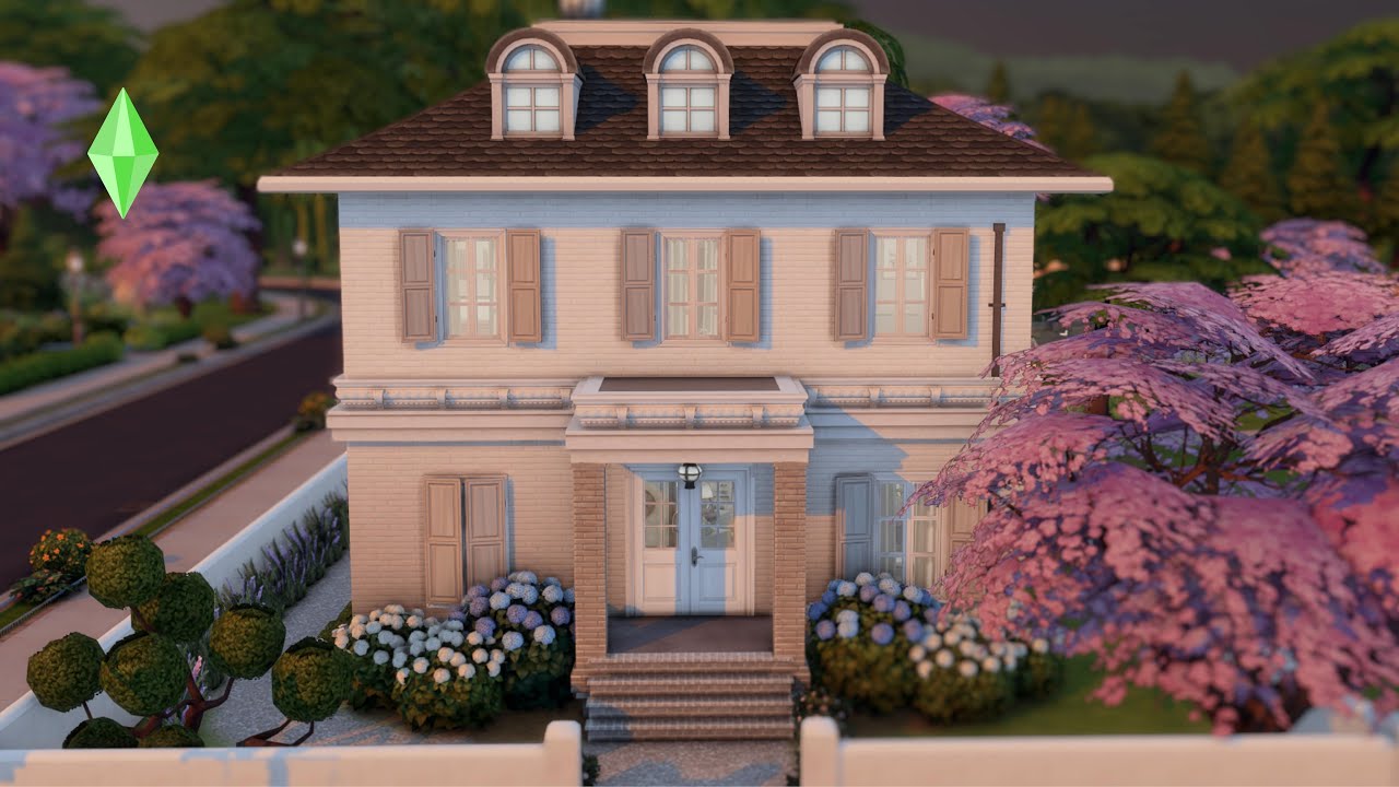 Sophisticated Family House | The Sims 4 Speed Build