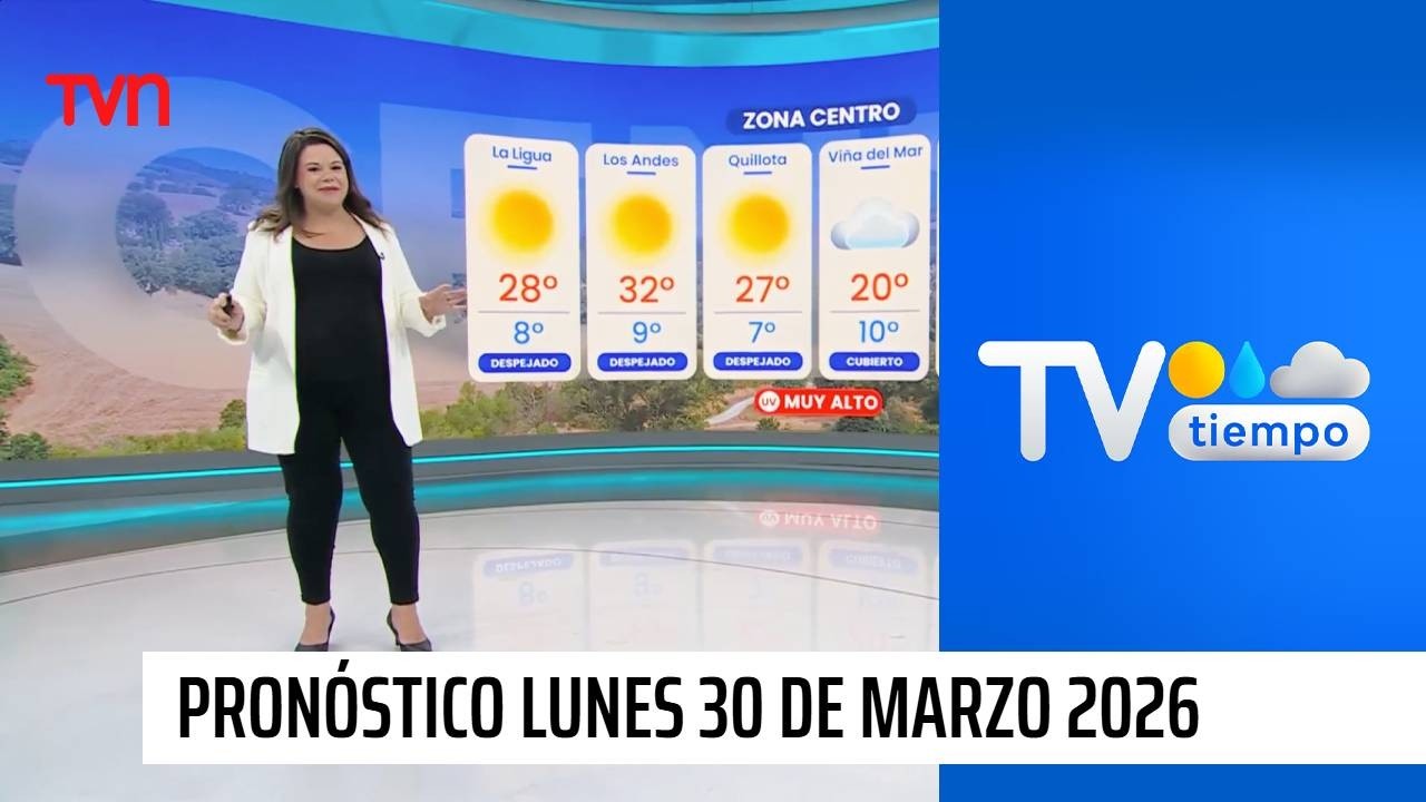 Pron&oacute;stico del tiempo: Lunes 30 de marzo 2026