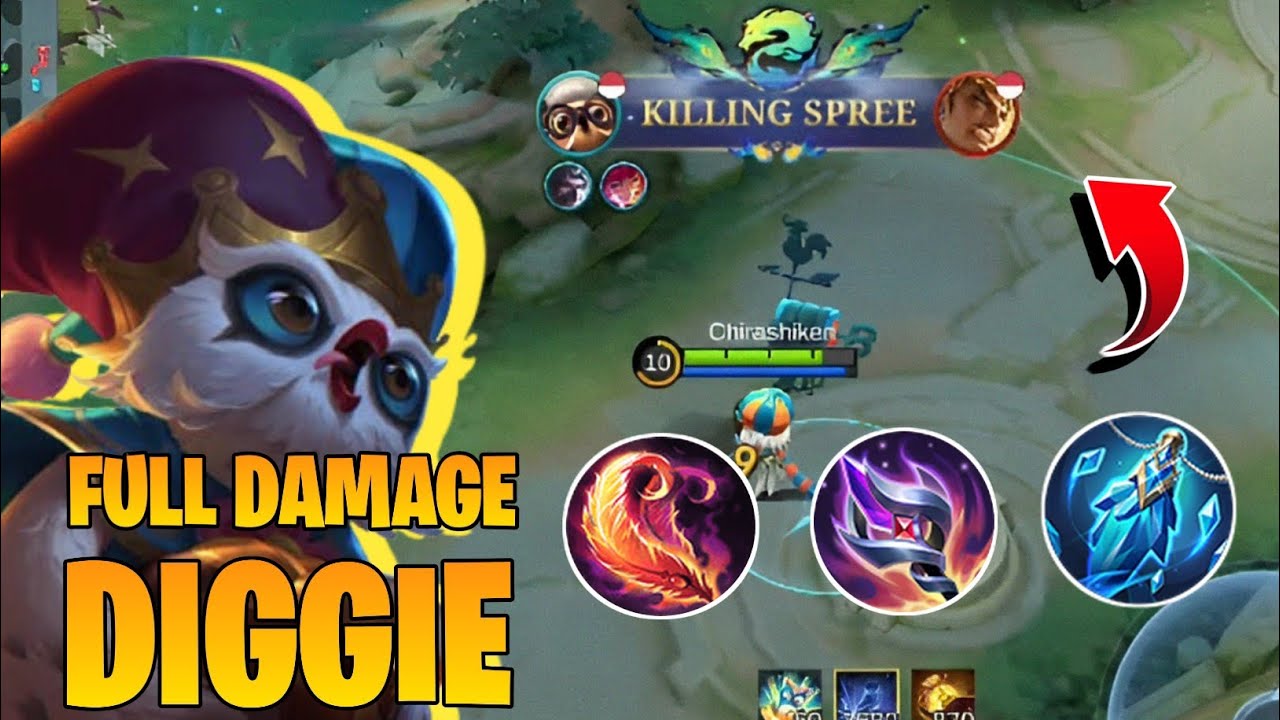 FULL DAMAGE DIGGIE BUILD 2025 – BEST Build Diggie full damage 2025