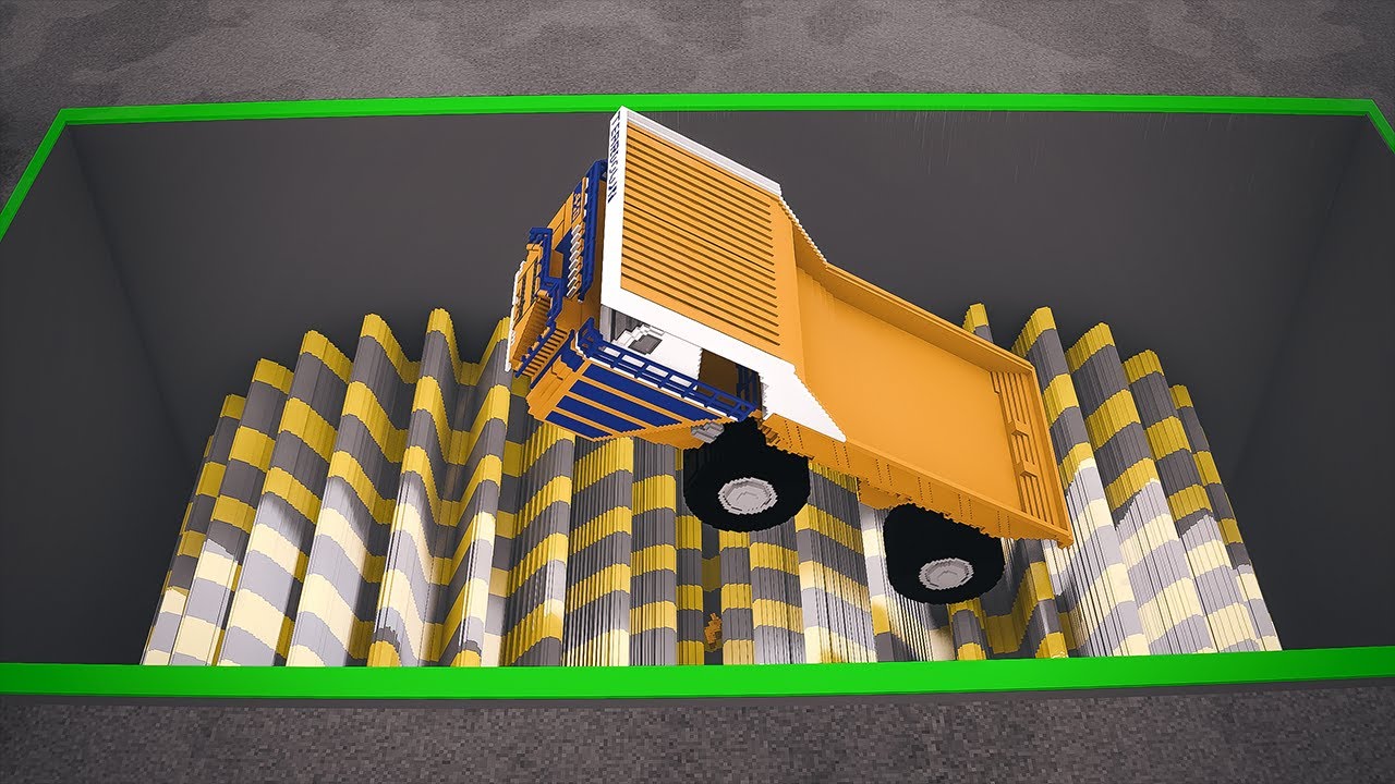 Giant Shredder vs Vehicles | Teardown
