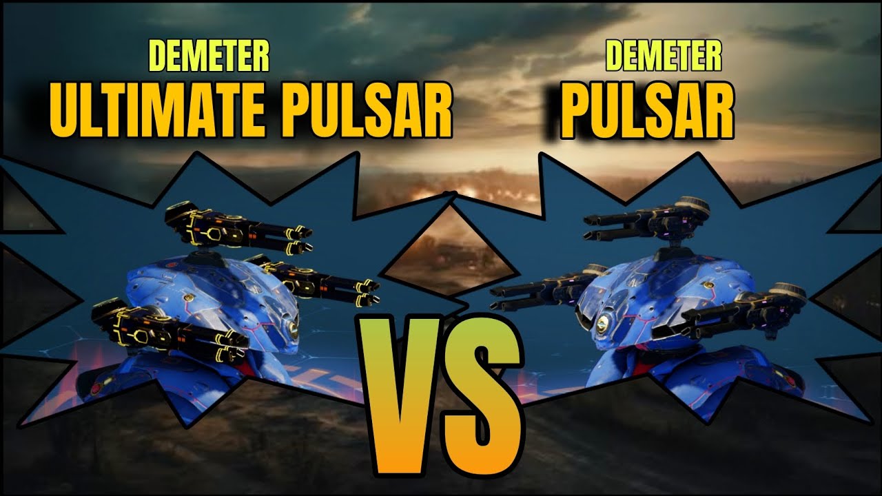 [WR] Ultimate Pulsar Vs Pulsar Regular Full Mk3 Test Server/ DEMETER/ Junio 2023 War Robots