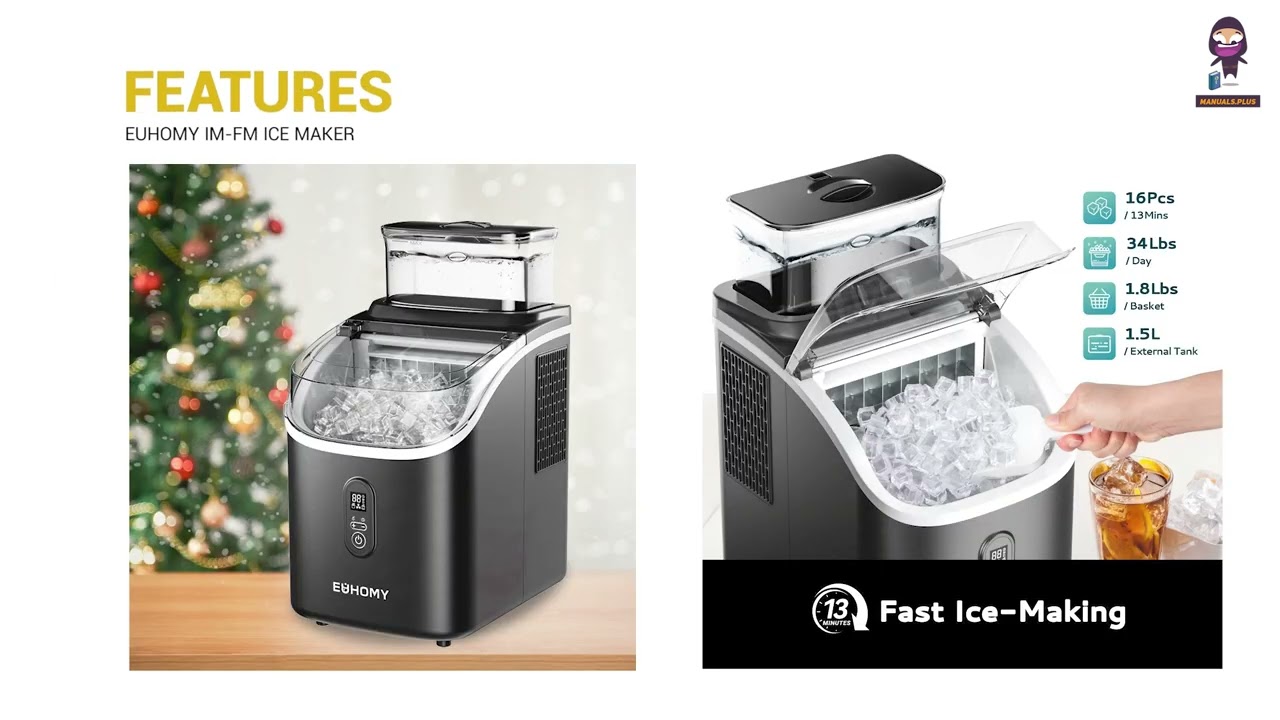 EUHOMY IM-FM Ice Maker User Manual